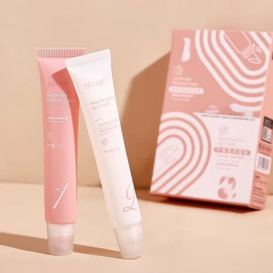 🔥Last 4 hours Sale: Save $20 -🎀5 Minute Hair Remover cream Kit