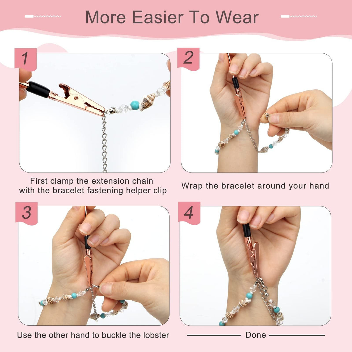Bracelet Clasp Helper Tools