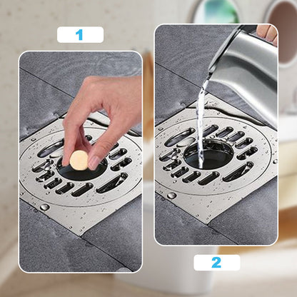 🔥🔥50% OFF ❤️Powerful Cleaning Effervescent Tablets for Pipe, Fast Dissolve Hair Grease Clogs, Deodorizing Antibacterial Pipe Cleaner for Sink Toilet Floor Drain