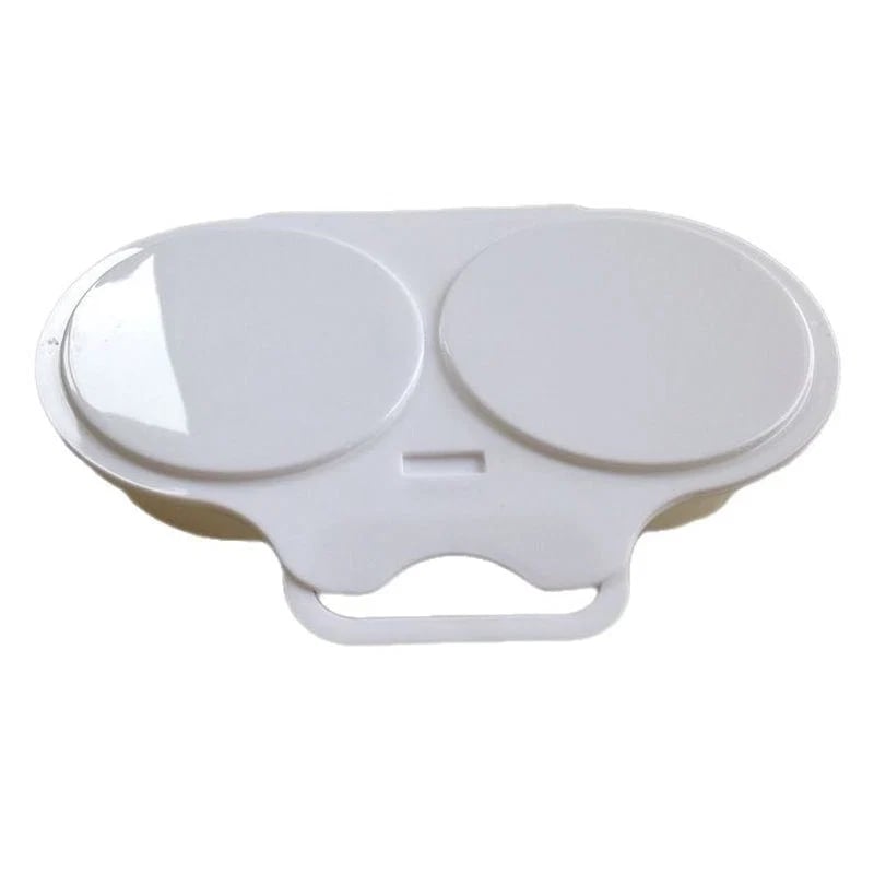 🥳2026 HOT SALE🥳💞50K+ SOLD! 🥗🎁 50% OFF! Microwave Egg Poacher——Dual‑cavity, non‑stick & easy clean. Healthier than frying – stock up & save! 🏠✅
