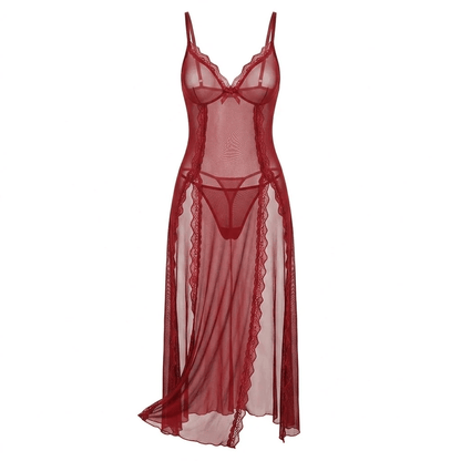🔥Last Day 49% OFF - Sheer Floral Rose Print Maxi Dress 🎁