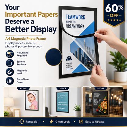 Magnetic Picture Frame Photo-3pcs