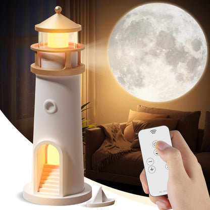 🎁2026 New Year Hot Sale: Save 50%  -Moonlight Lighthouse Night Light