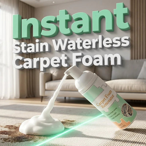 🔥🔥Waterless Carpet Foam Stain Remover with Towel