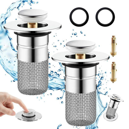 ✨🔥Universal Pop-up Sink Drain Filter
