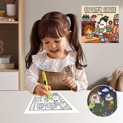 Spooky Cute Coloring Book