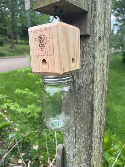 🔥Last 4 hours Sale: Save 49%-⏳Handmade Carpenter Bee Trap