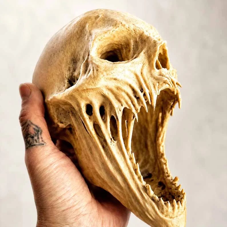 🔥Last Day 49% OFF - 💀Gothic Skull Sculpture