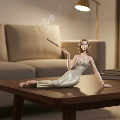 Handcrafted Ceramic Aroma Statue – Where Sculpture Meets Serenity