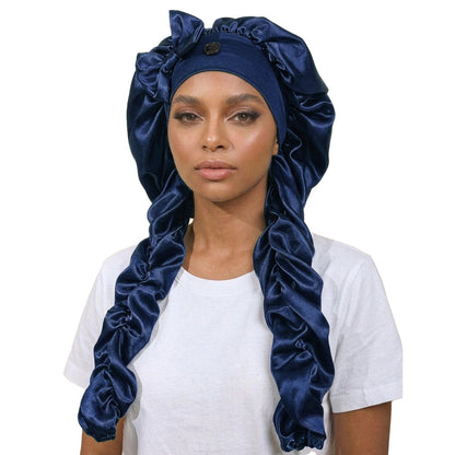 🔥 Silk Bonnet for Long Curly Hair