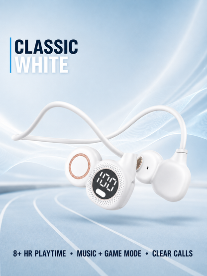 🔥 Hot Deal Open-Ear Neckband Bluetooth 6.0 Headphones – HiFi Stereo, ENC Calls & Sweatproof