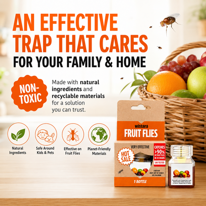 🏆🔥Fruit Fly Traps- safe for children and pets