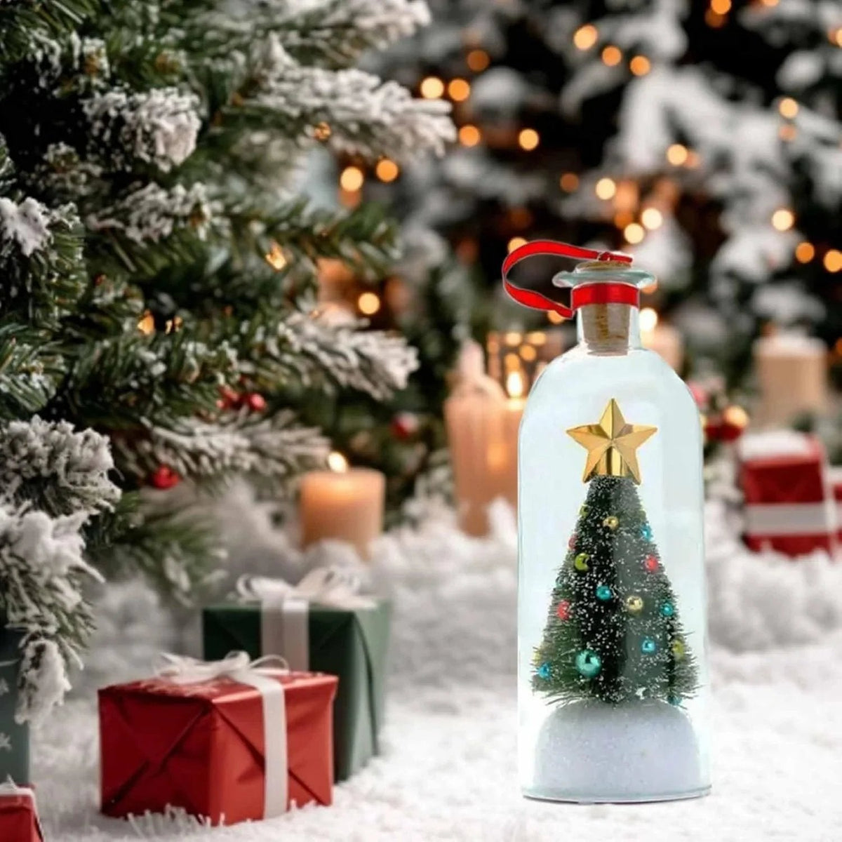 🎁Hot Sale 49% OFF🔥Mr. Christmas  Christmas Tree Message In A Bottle