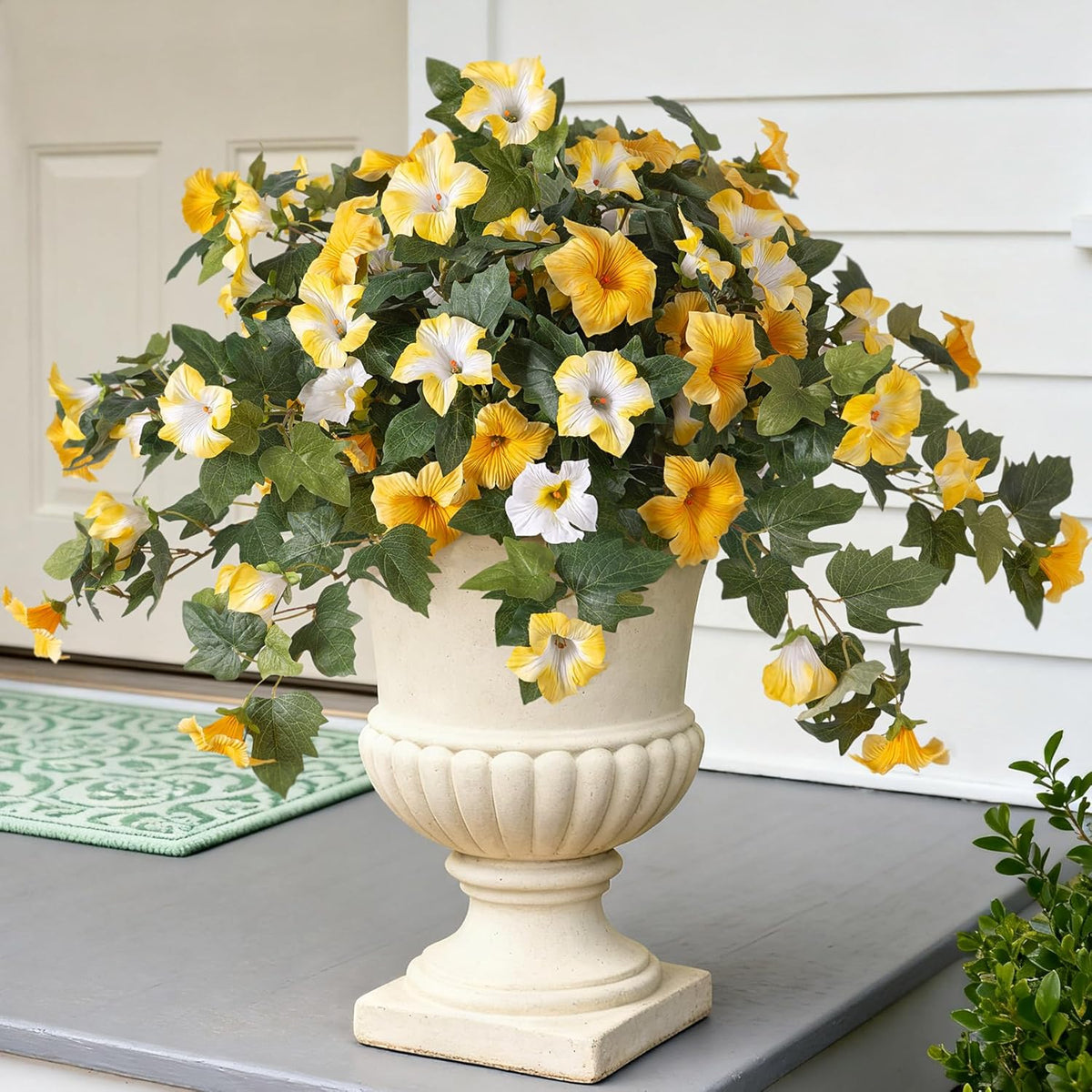 Outdoor Artificial Petunia Flowers Decor (2Pcs)
