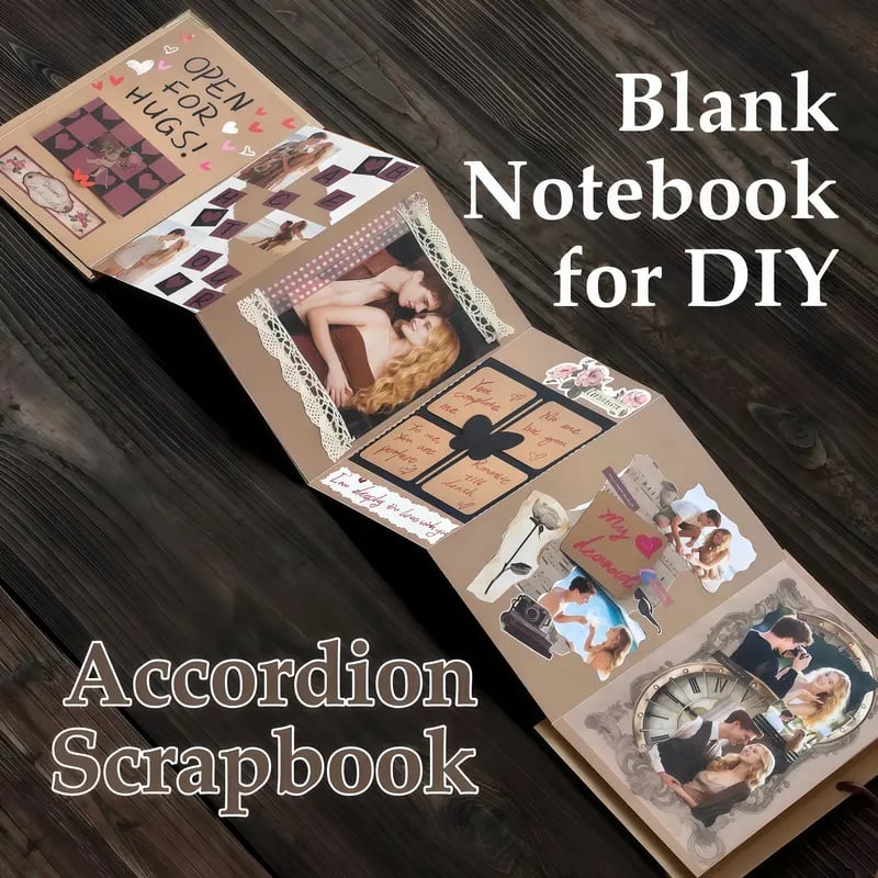 🌷The Memory Keeper: Mother's Day Edition 99+ Inch Accordion Scrapbook Album📚
