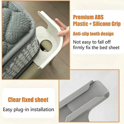 4 Pack Anti Slip Bed Sheet Holder Clips for Mattress Corners