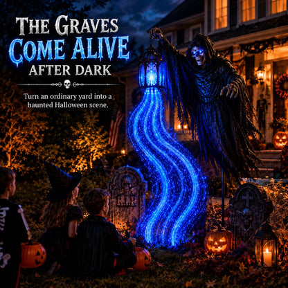 🔥🔥💀Halloween Grim Reaper's Haunting Lamp