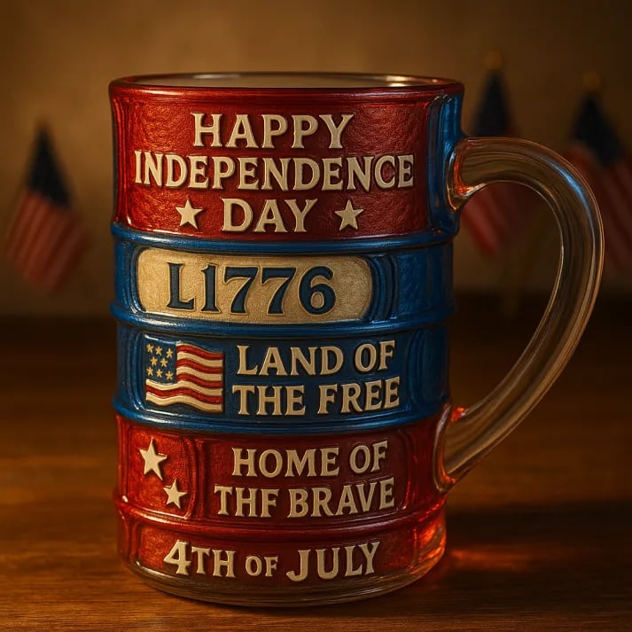 🔥Last Day 49% OFF - 🍻Raise a Glass to Freedom: Independence Day Mug