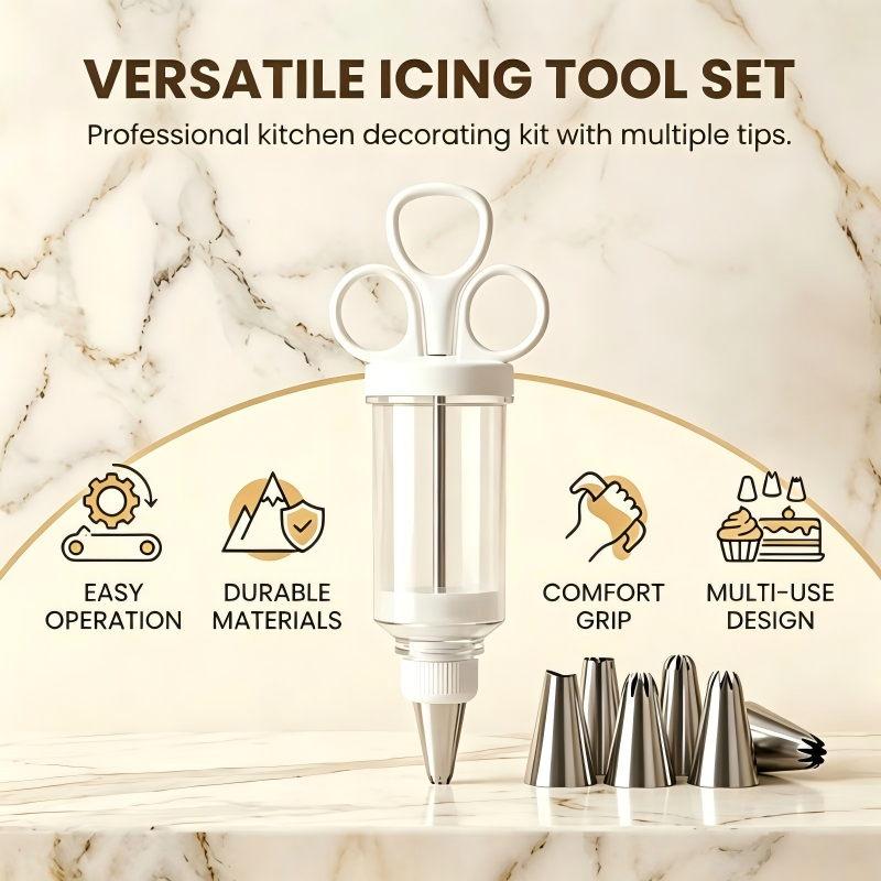 Cake Decorating Syringe Kit