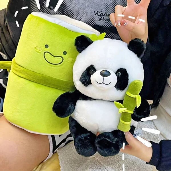 🔥Last 4 hours Sale: Save 50% - 🐼Panda Cushion Bamboo Pillows Plush Toy