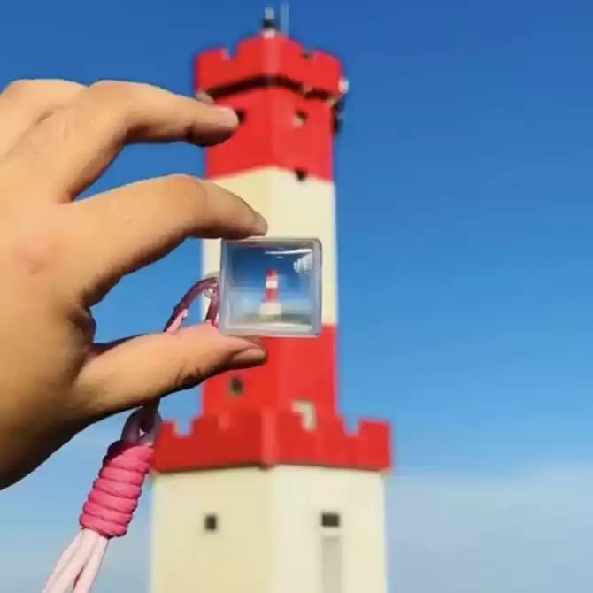 🔥Last 4 hours Sale: Save 50% -📷Crystal Pixel Filter Stone Keychain