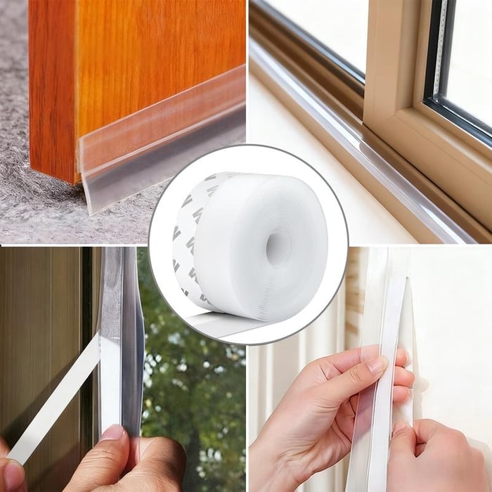 🔥Weather Stripping Door Seal Strip (5M/16.4FT) —Protects from cold wind and heat🌪️🌀