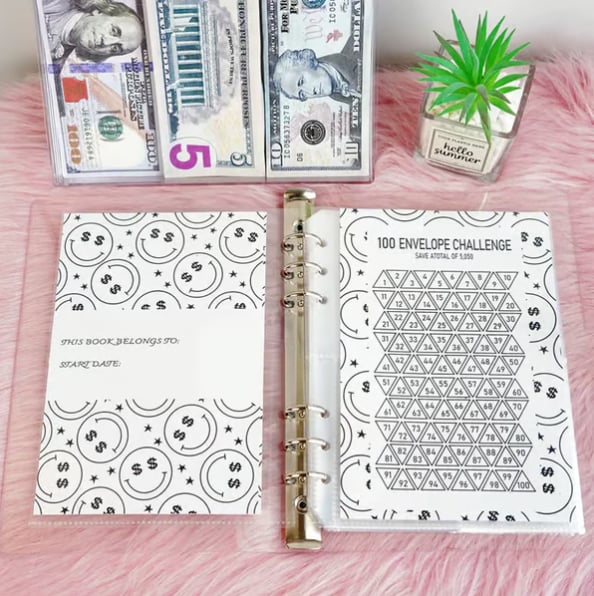 🔥LAST DAY 49% OFF - 🤑✉️100 Envelope Savings Challenge Book