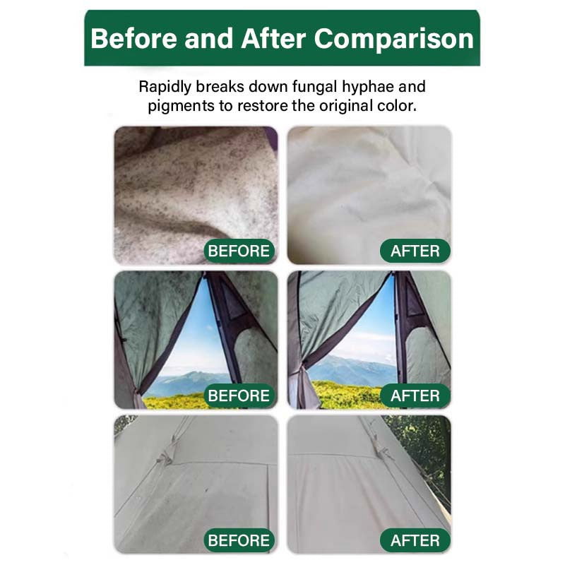 ✨ 🧴✨ 53% OFF! Outdoor Mildew Stain Cleaner – Spray on, wipes off mold instantly. Eco‑friendly, won‘t ruin waterproofing. Tent, awning, shower curtain – all like new! 🏕️💪
