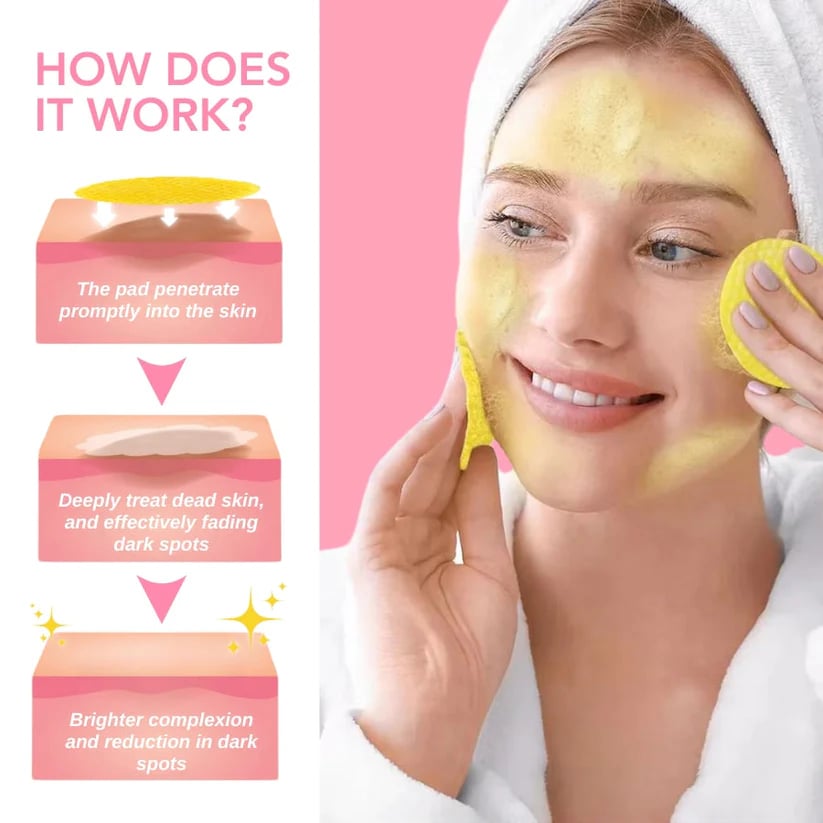 🔥LAST DAY 49% OFF🔥 Turmeric Kojic Acid Cleansing Pads
