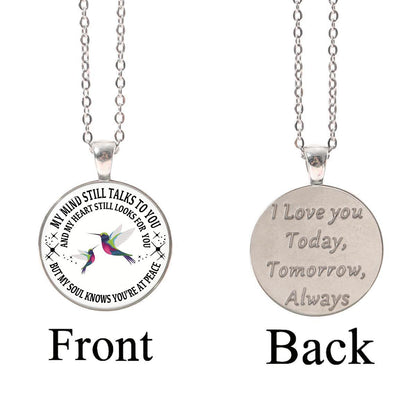 ❤️‍🔥Last Day - My Mind Still Talks To You Memorial Necklace, In Memory Of Gift💕