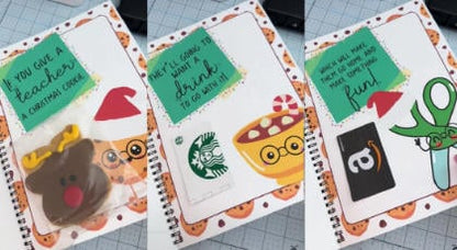 🔥LAST DAY 50% OFF-🎄Christmas card book-👩‍🏫If You Give a Teacher A Cookie Book📚