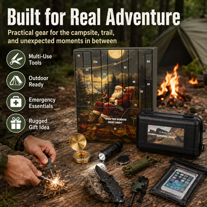 ⏰Limited time!🎄 2026 Men's Survival Advent Calendar