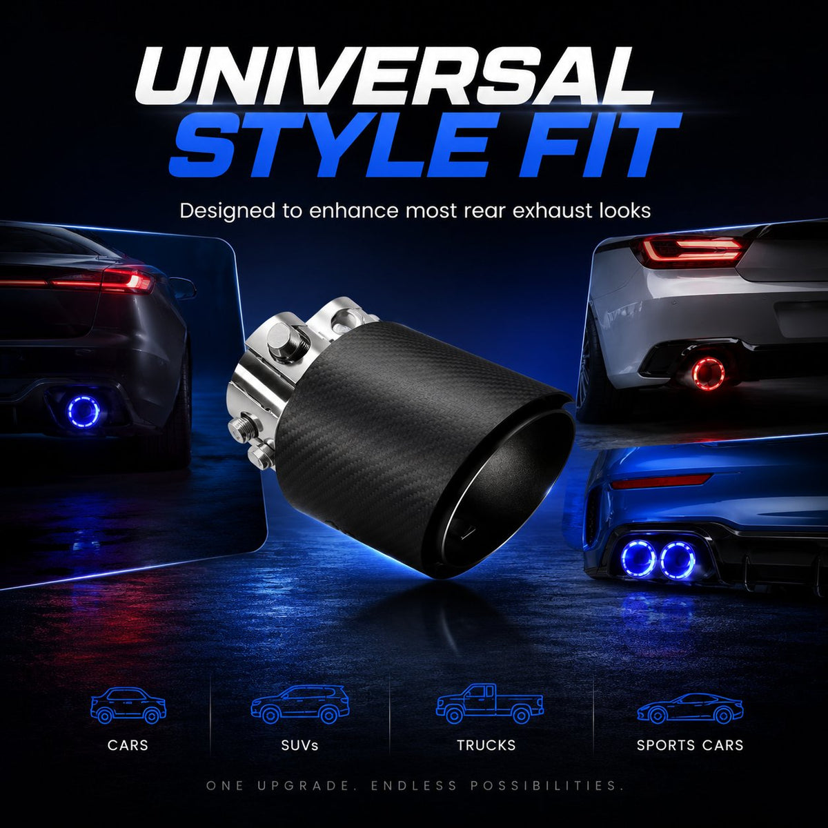 🔥 Last Day 49% OFF 🔥-fire-breathing illuminated Exhaust Pipe