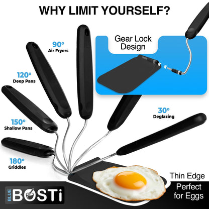 Spatula With Adjustable Angles🍽️ — A must have kitchen gadget👨‍🍳