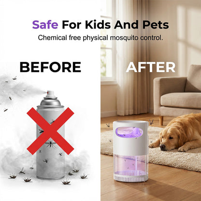 🔥Last Day 49% OFF - 🦟UV Mosquito Killer Lamp – 🔇quiet, USB, chemical-free. 🌙
