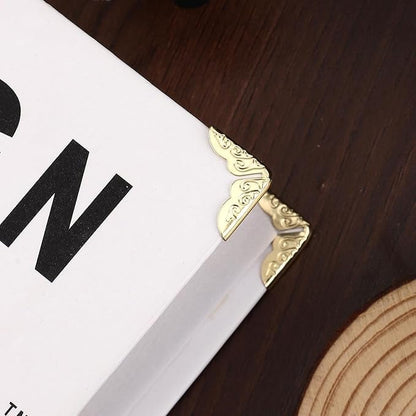 🔥LAST DAY 49% OFF - 100PCS📚Multifunctional metal book corner protector