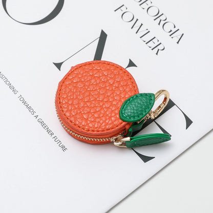 🔥Last Day 49% OFF - 🍊Cute Fruit Coin Purse Bag Charm Airtag Accessories