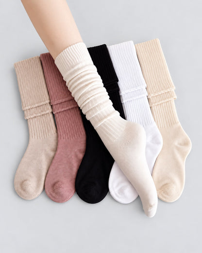 The Ribbed Lounge Socks — 5-Pack