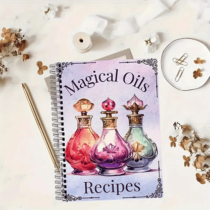 🔥LAST DAY 50% OFF🔮50-Page Magic Oil Recipes Book – Witchcraft Guide & Ritual Book