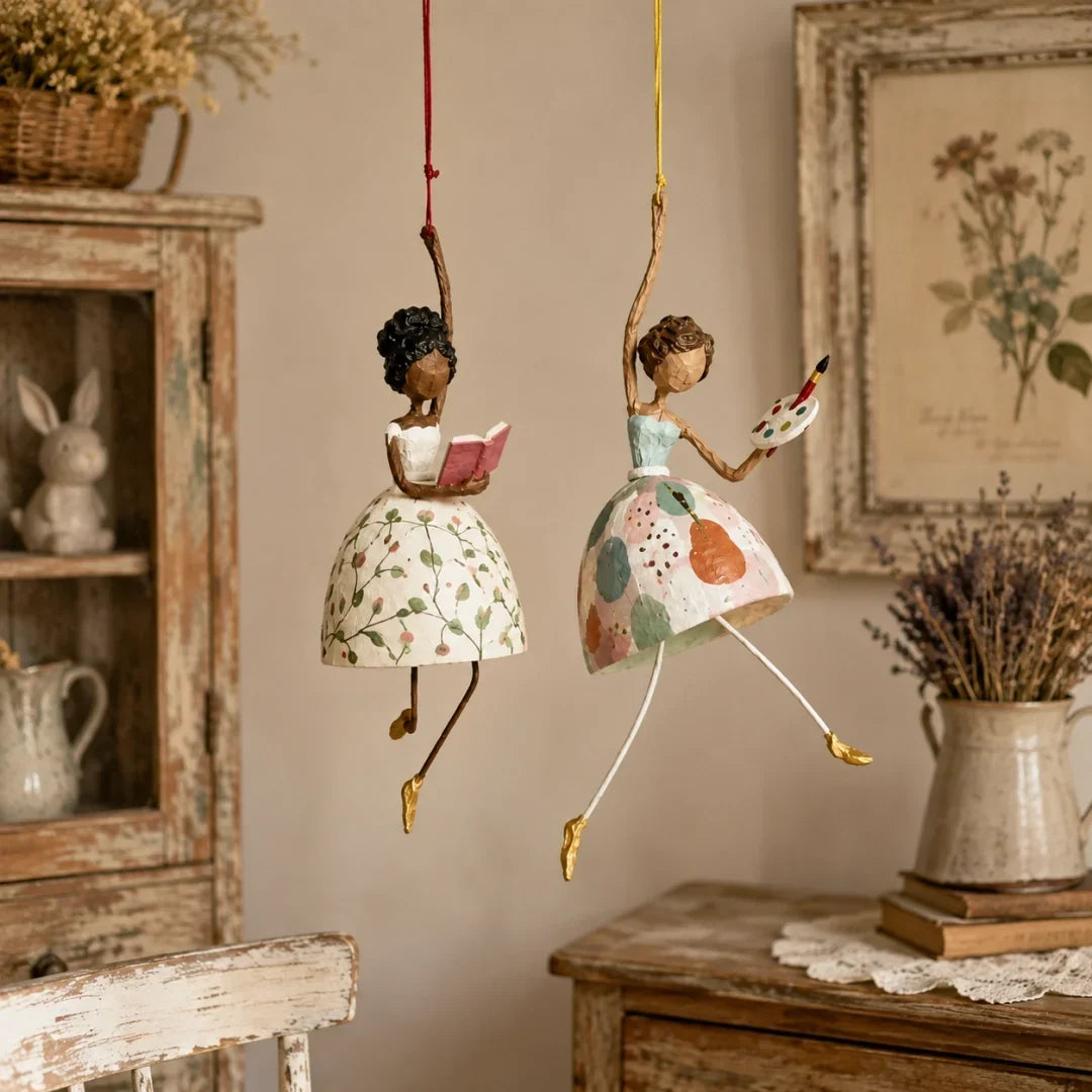 🌈Whimsical Dancing Lady Hanging Ornament
