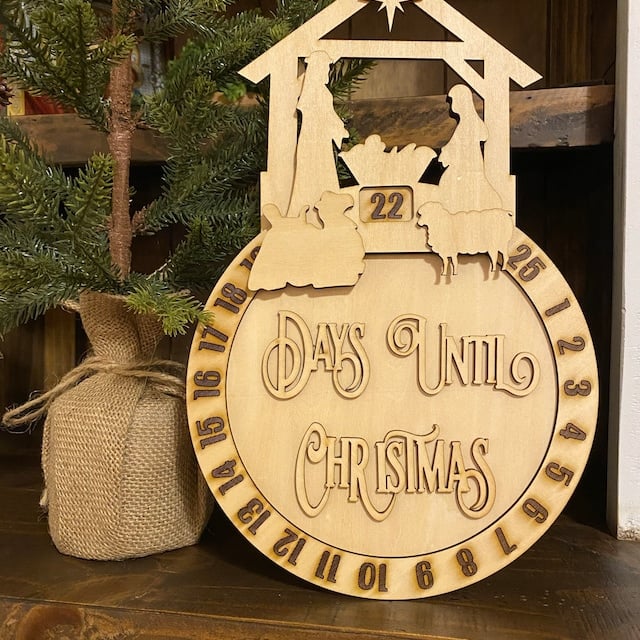 🗓Rotating Christmas Countdown Calendar🎄