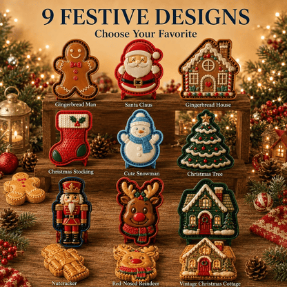 🎄LAST DAY SALE Only $9.99!!🍪Christmas Baking Moulds – 9Festive Designs 🎄