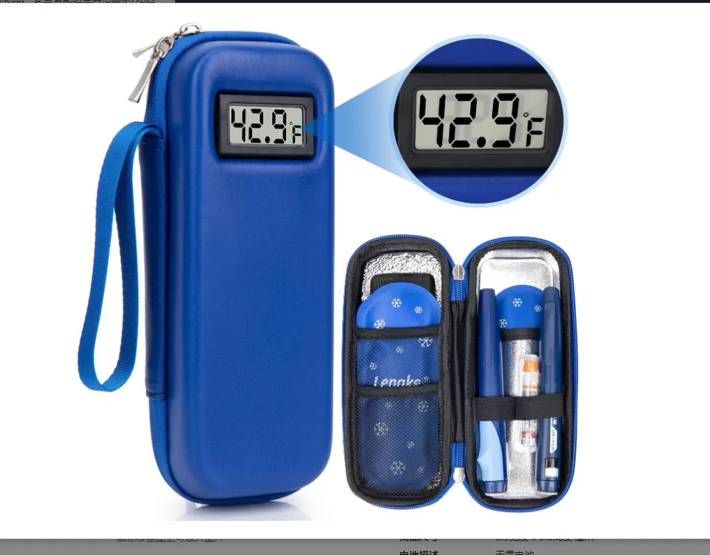 Insulin Cooler Travel Case with Temperature Display