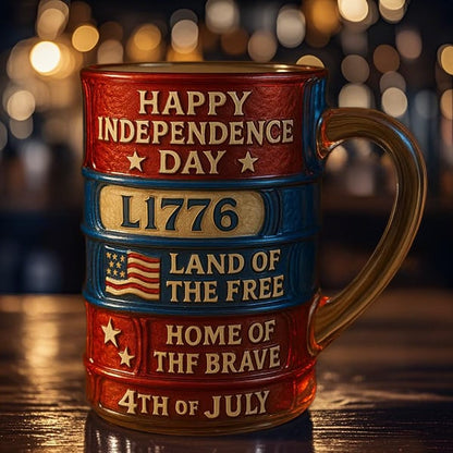 🔥Last Day 49% OFF - 🍻Raise a Glass to Freedom: Independence Day Mug