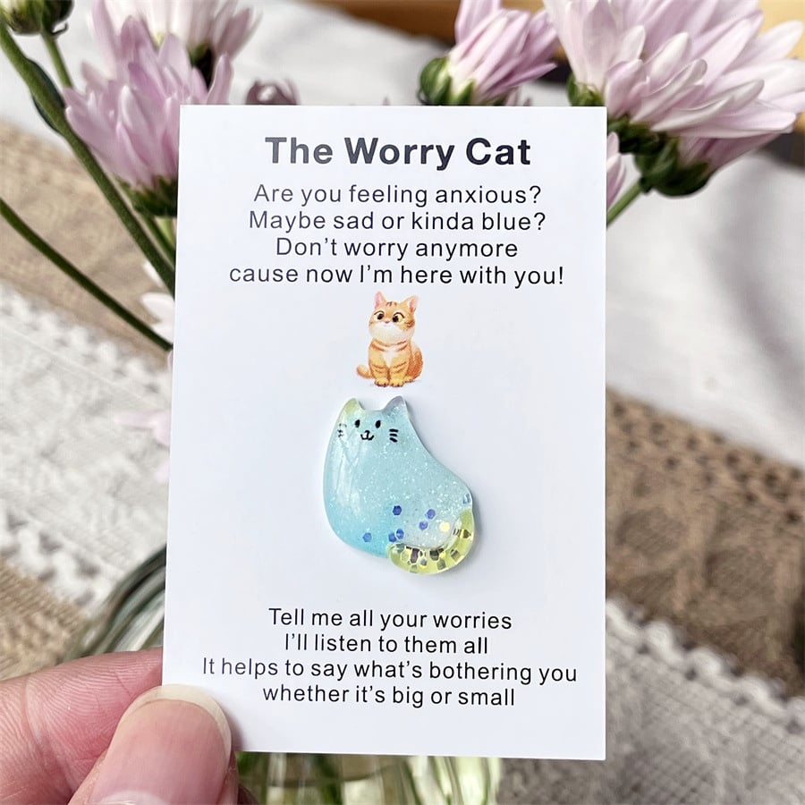 🔥LAST DAY SALE 57% OFF💟A Hug From My Heart For You (The Worry Cat)