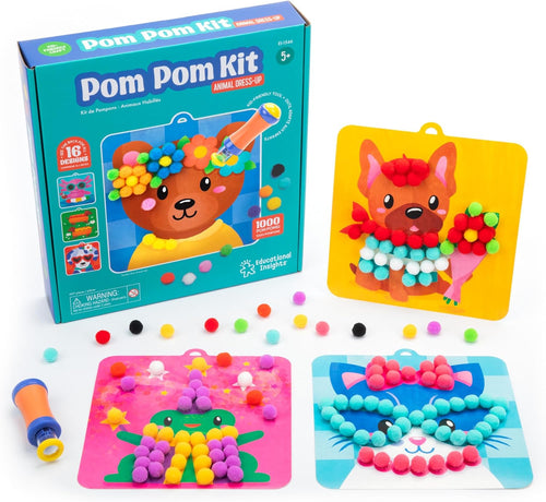 🔥Last 4 hours Sale: Save 50% -💥Educational Insights Pom Pom Kit