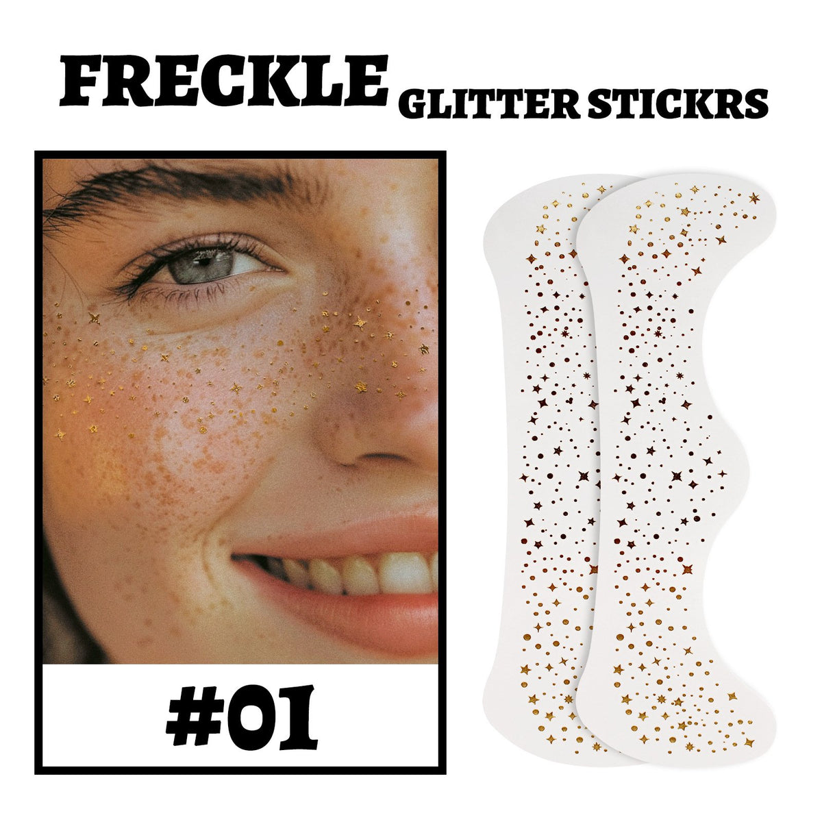 🔥LAST DAY SALE 49% OFF🎁Glitter Freckle Facial Tattoo Stickers