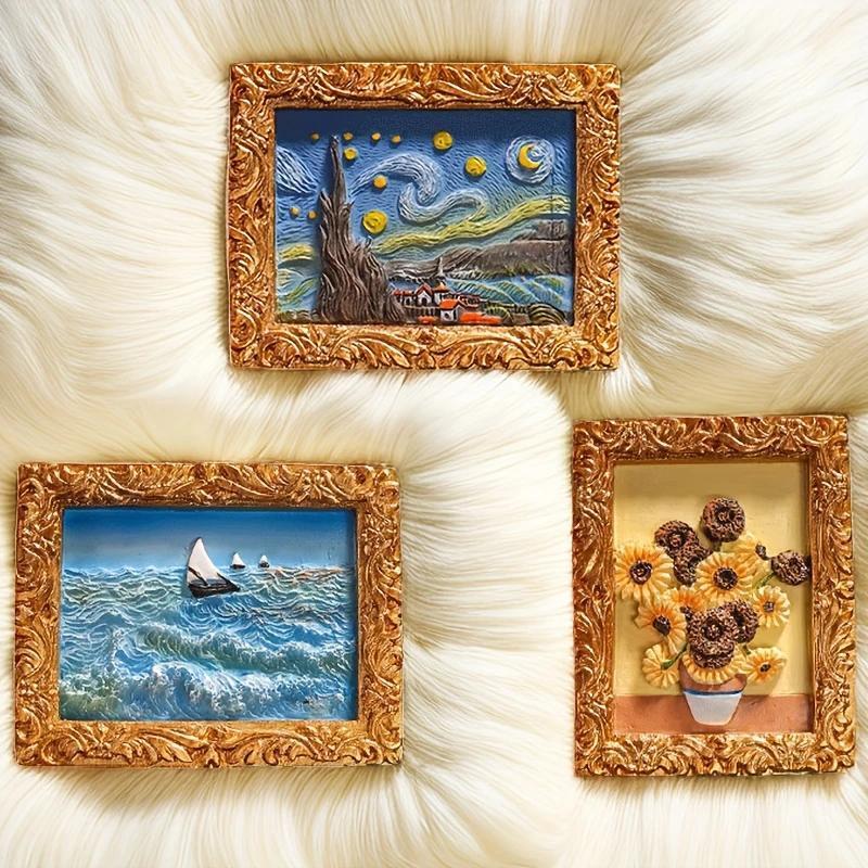 🔥Last Day 💖Van Gogh Inspired Fridge Magnet Set