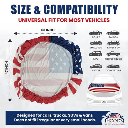 🎉Father's Day Hot Sale 49% OFF🔥American Car Hood Flag🦅