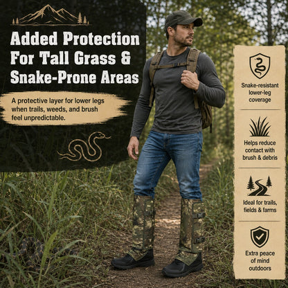 🔥Snake-Resistant Outdoor Leg Gaiters🐍